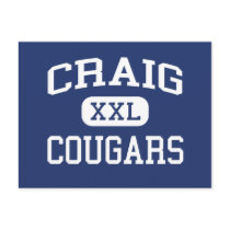 Craig - Cougars - High - Janesville Wisconsin postcards
