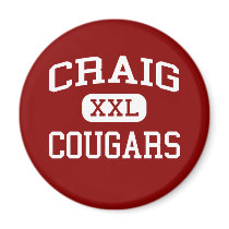 Craig - Cougars - Middle - Indianapolis Indiana magnets by customteamsportswear Craig - Cougars - Middle - Indianapolis Indiana magnets