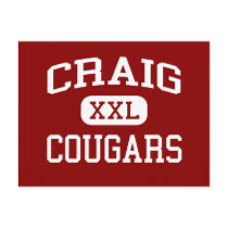 Craig - Cougars - Middle - Indianapolis Indiana postcards