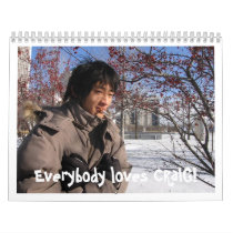 Craig's birthday gift--last one calendars