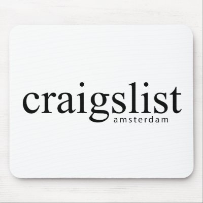 Craigslist Amsterdam Mousepad by craigslist