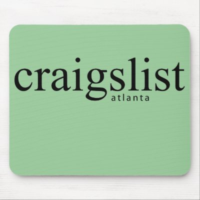 Craigslist Atlanta Mousepad by craigslist