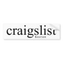 Craigslist Boston Bumpersticker