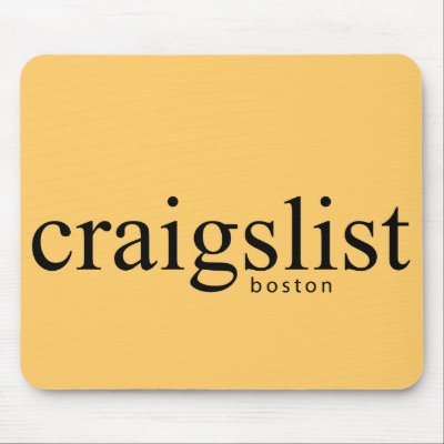 Craigslist Boston Mousepad by craigslist