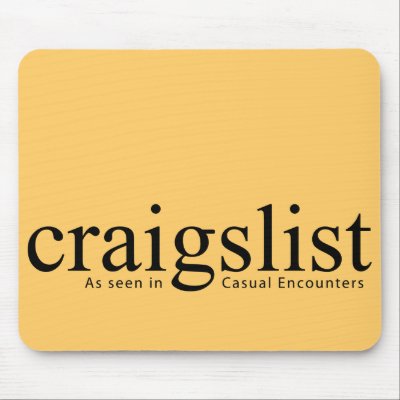 Craigslist Casual Encounters Mousepad by craigslist