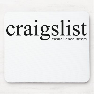 Craigslist Casual Encounters Mousepad by craigslist