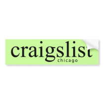 Craigslist Chicago Bumpersticker