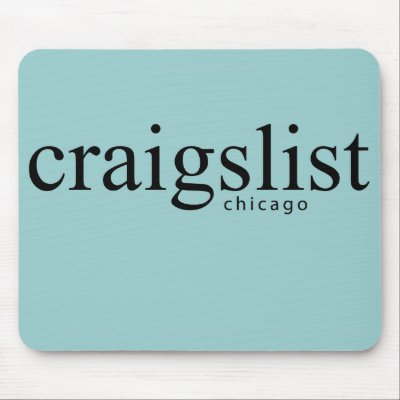 Craigslist Chicago Mousepad by