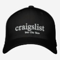 Craigslist Customizable City Embroidered Hat embroidered hats