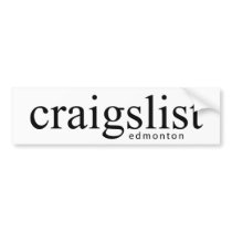 Craigslist Edmonton Bumpersticker