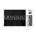 Craigslist Foundation Postage Stamps