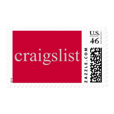 Craigslist Grey Postage Stamps by craigslist