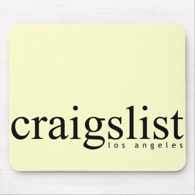 Craigslist Los Angeles Mousepad by craigslist