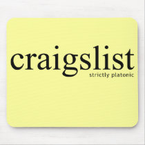 Craigslist Strictly Platonic mousepads