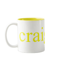 Craigslist Yellow Mug