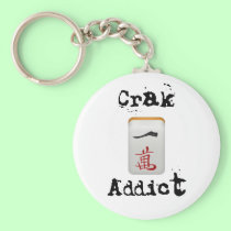 Crak Addict Keychain keychains
