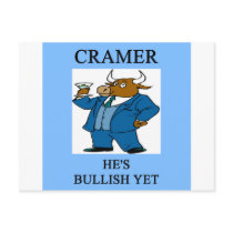 cramer stock market investing joke postcards by jimhartley cramer stock market investing joke postcards