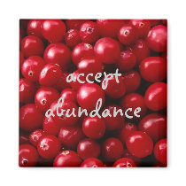 Cranberries Accept Abundance magnet