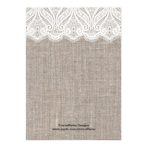 Cranberry Bow and Lace Wedding Rehearsal Dinner Invitation