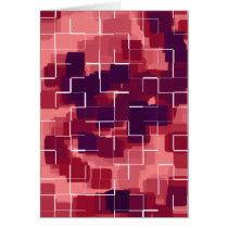 "Cranberry" Geometric Art cards by RLMdesignes "Cranberry" Geometric Art cards