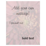 Cranberry Mum Background Custom Flyer