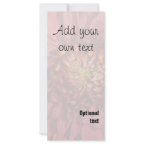 Cranberry Mum Background rack cards