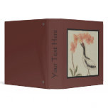 Crane and Orchid Scrapbook Binder