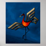 Crane Dance Print