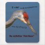 Crane Head Mousepad