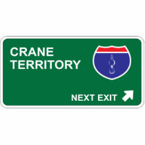 Crane Next Exit Photo Sculptures