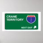 Crane Next Exit Posters