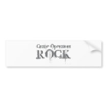 Crane Operators Rock bumper stickers by busybrain Crane Operators Rock bumper stickers