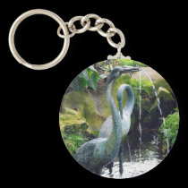 Crane Statues keychains