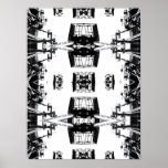Crane Tessellation Poster