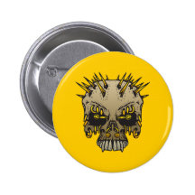 Cráneo con perforaciones pin