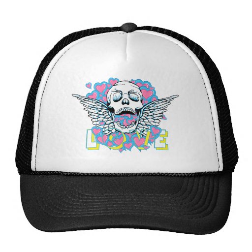 cráneo del amor gorro