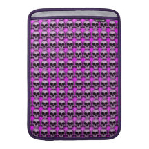 Cráneos - rosa funda macbook air