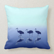 Cranes Art 2 in 1 American MoJo Pillow pillows