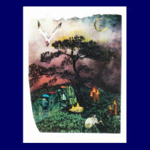 cranes postcards