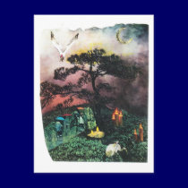 cranes postcards
