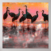 cranes posters