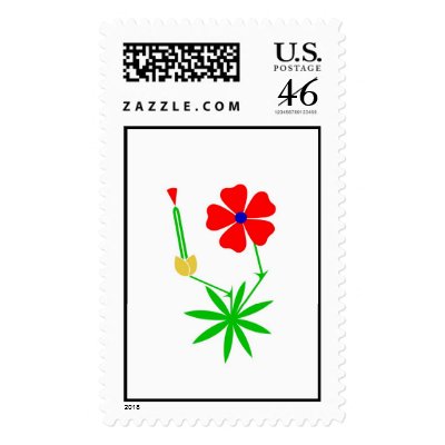 Cranesbill Postage Stamp by lonvig