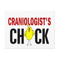Craniologist's  Chick Post Card