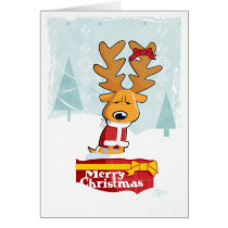 Cranky christmas dog cards