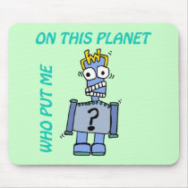 Cranky RoBoT Mouse Pad