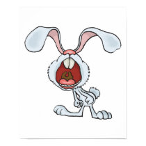 cranky yelling rabbit posters