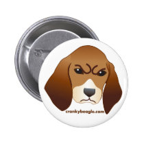 CrankyBeagle Logo Button buttons