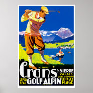 Crans Golf Alpin Posters