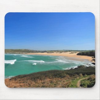 Crantock Bay mousepad