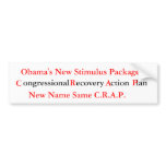 CRAP BUMPER STICKER